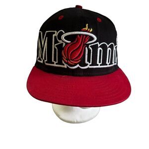 New Era Fits Hardwood Classics Nba Miami Heat Basketball Snapback Hat